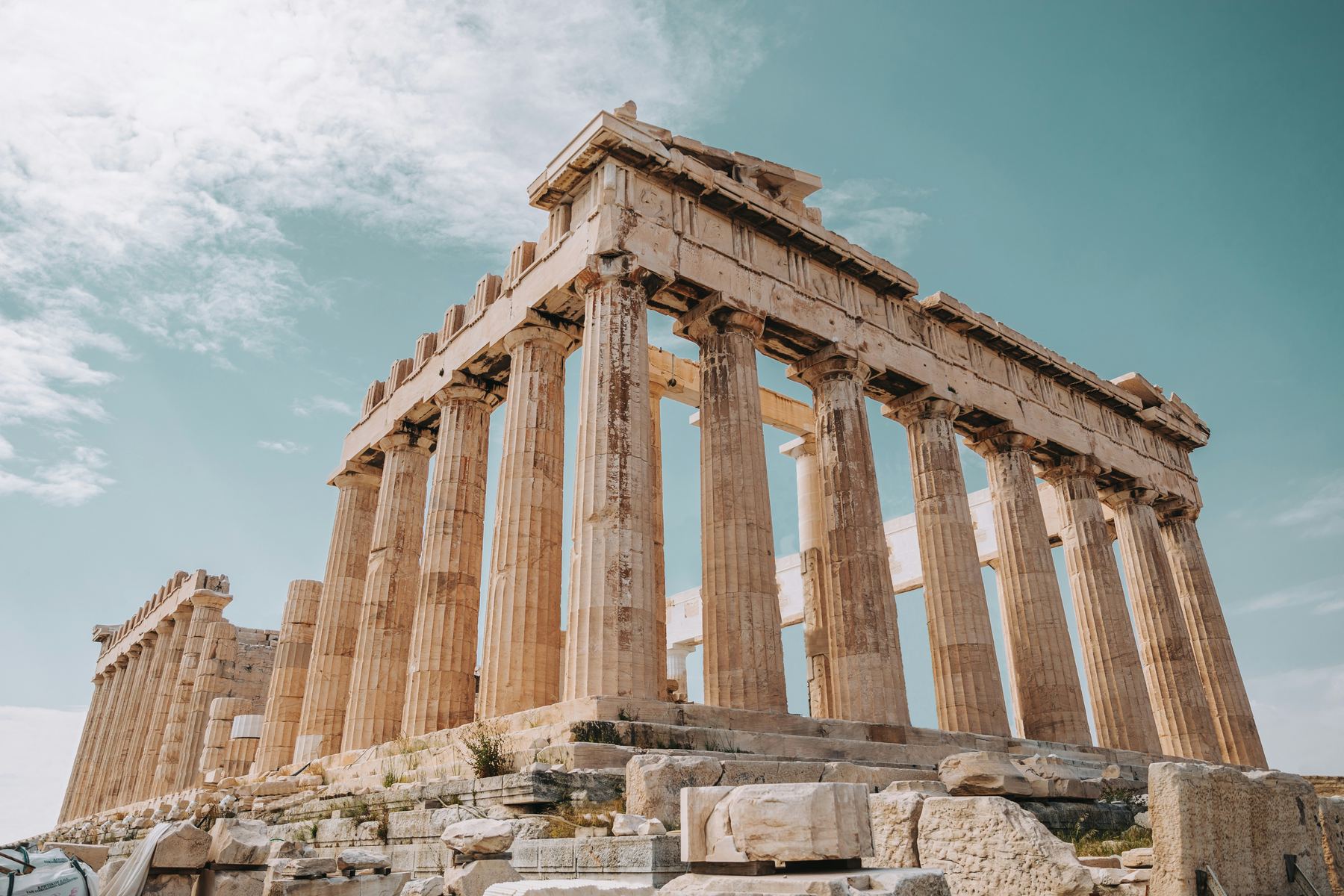The Parthenon in Athens, Greece